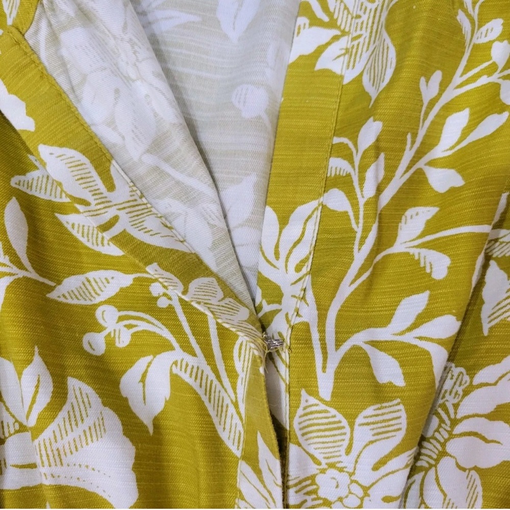 Anthropologie sleeveless Jumpsuit The Somerset Wide Leg Chartreuse Boho XS Tall - Picture 10 of 12